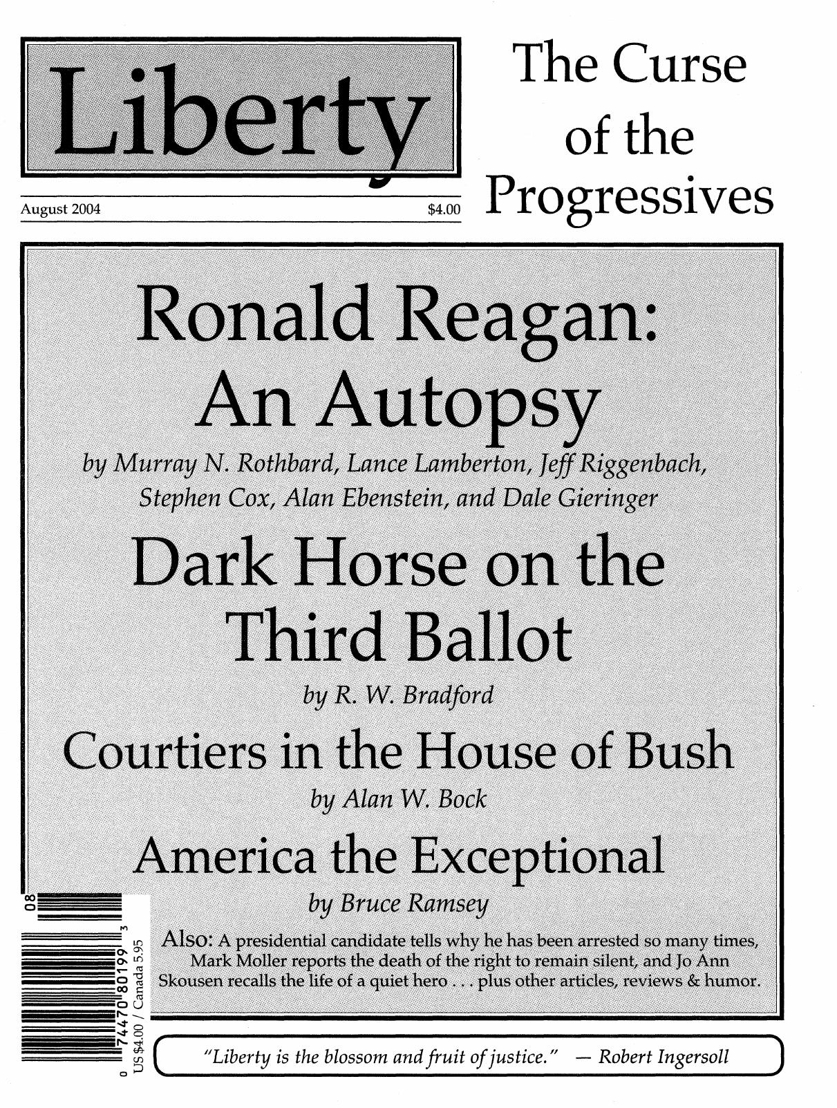 Liberty Magazine August 2004