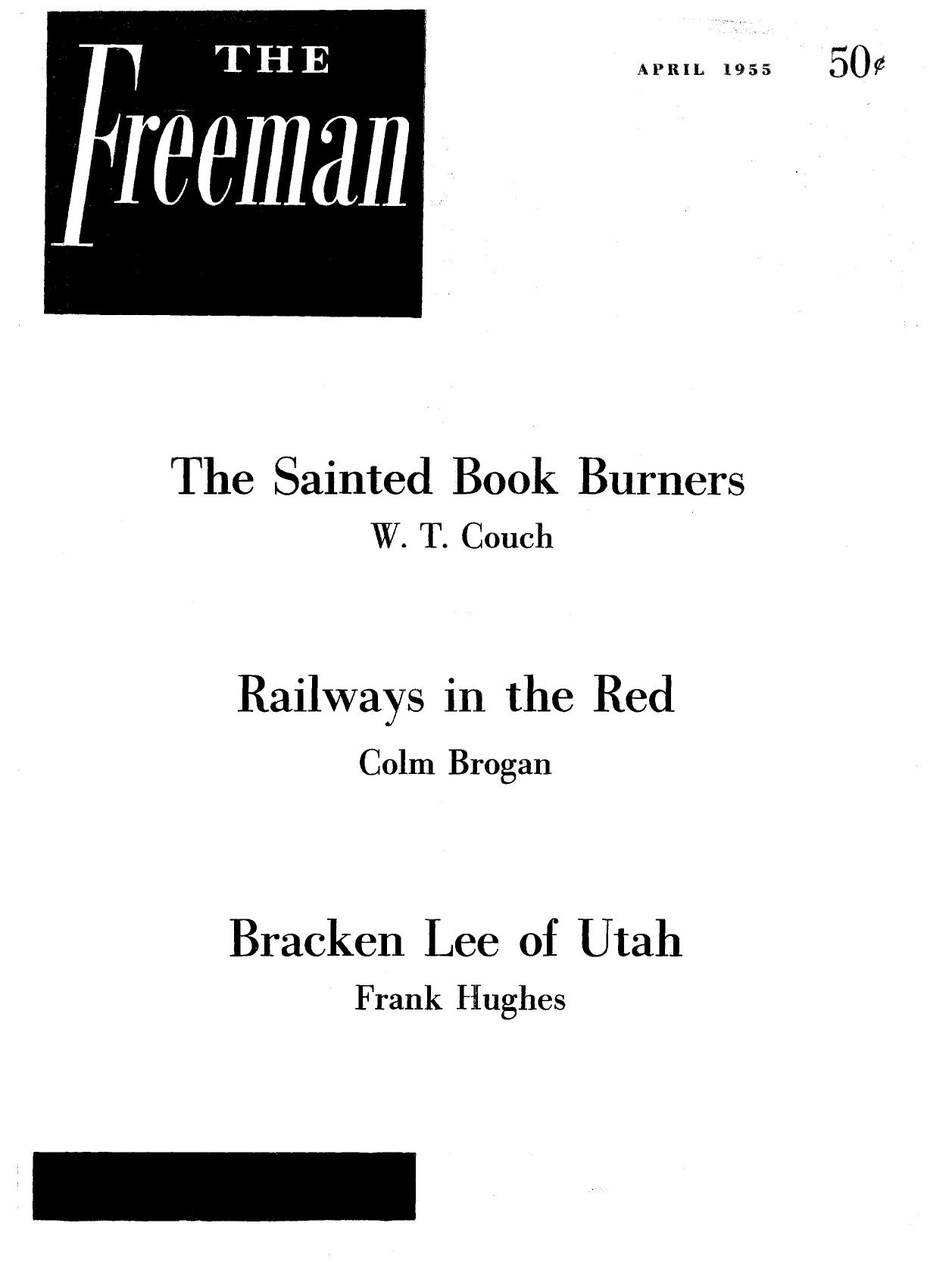 The Freeman April 1955