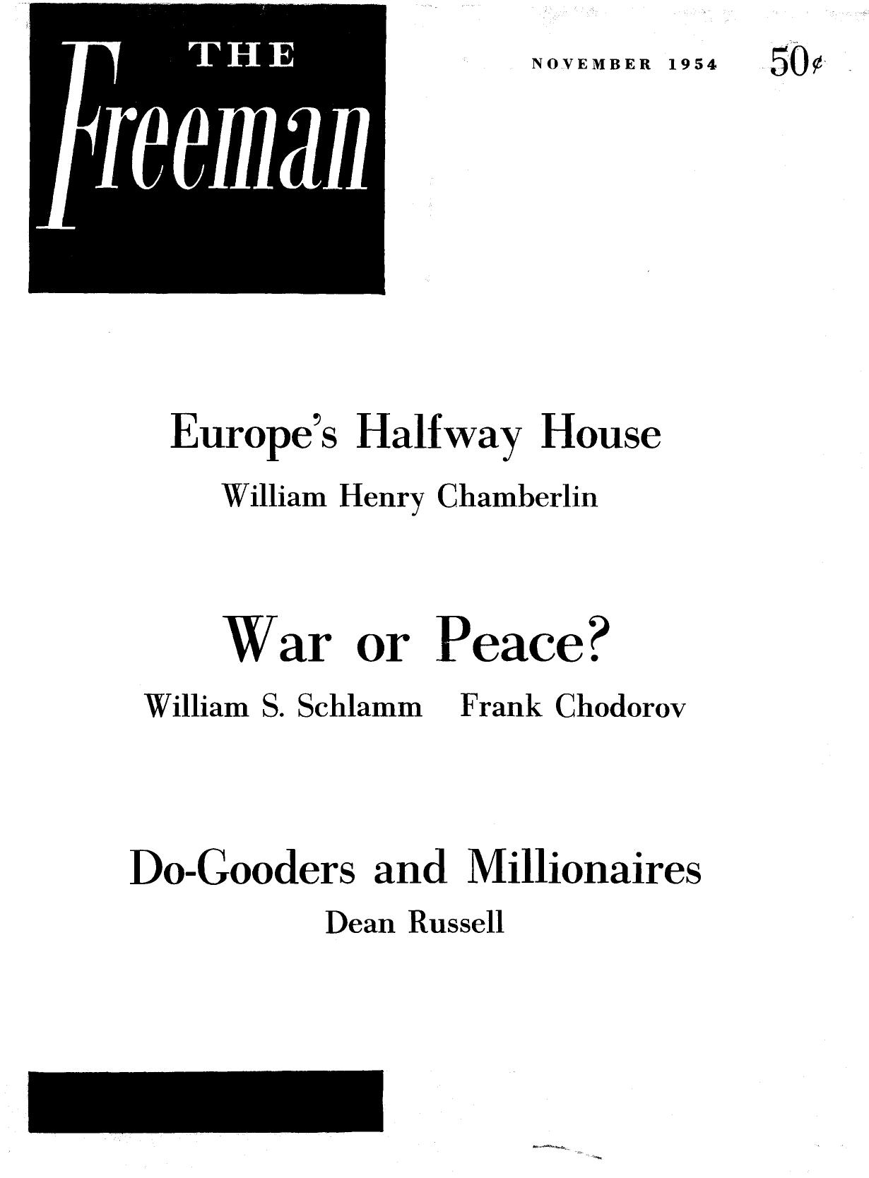 The Freeman November 1054