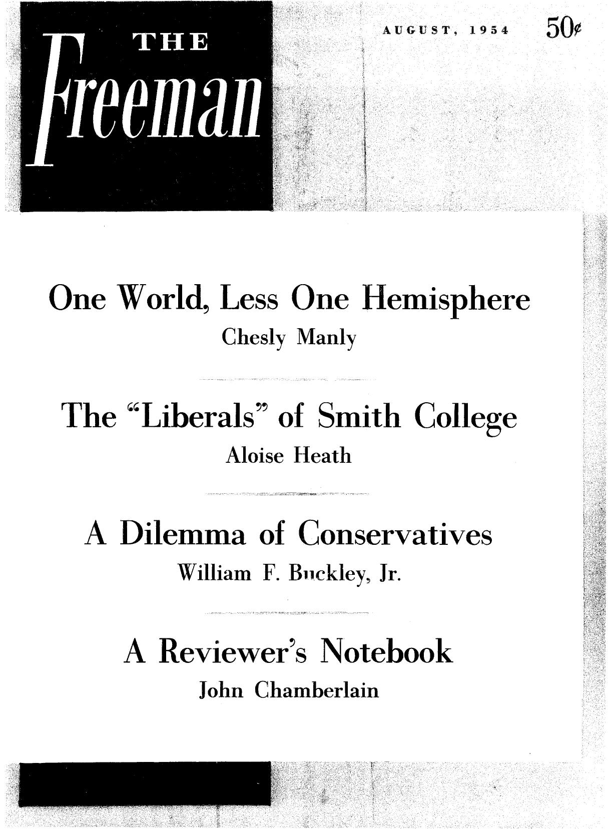 The Freeman August 1954