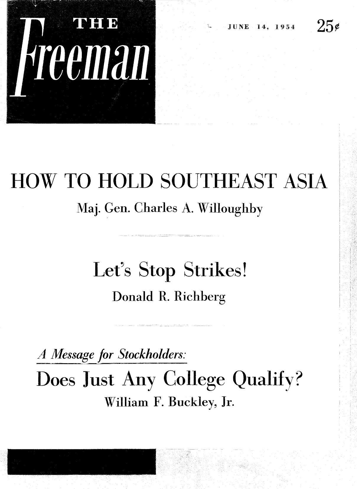 The Freeman June 1954