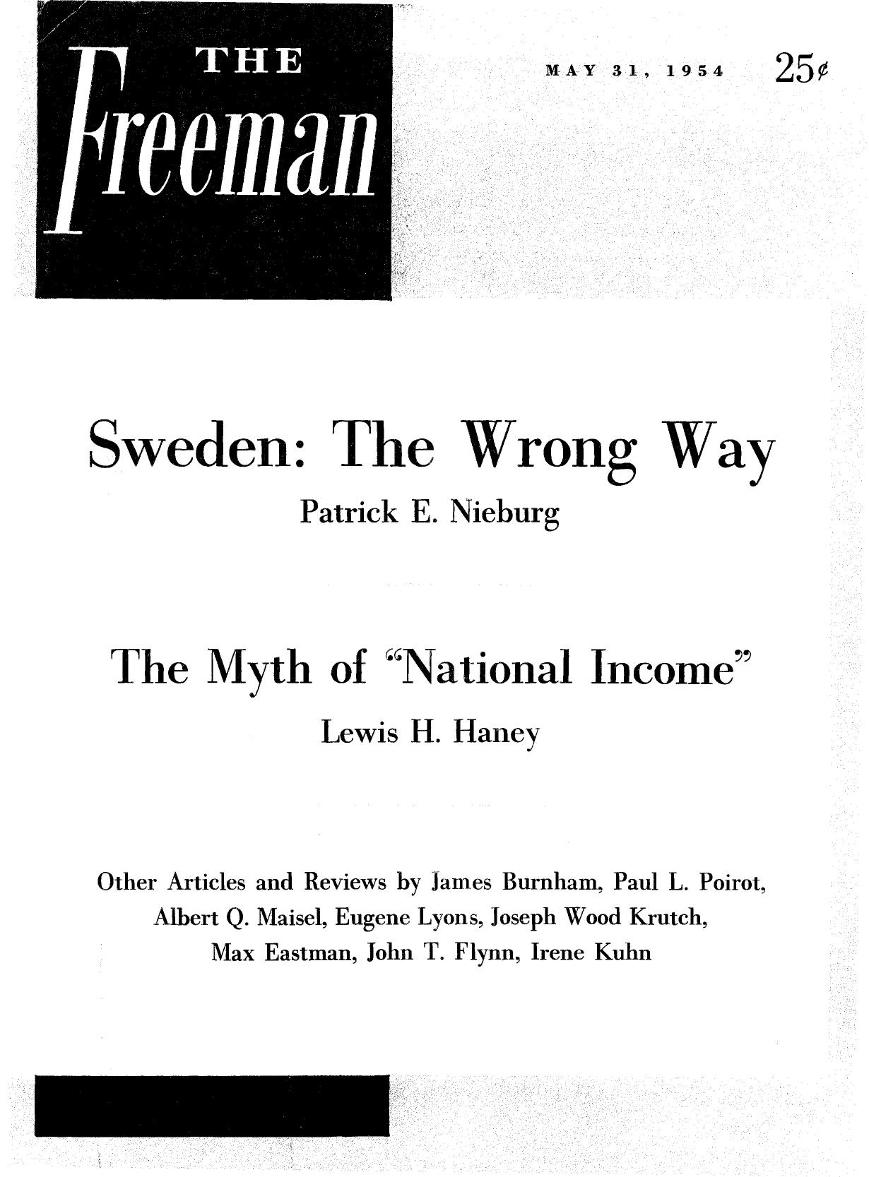 The Freeman May 1954