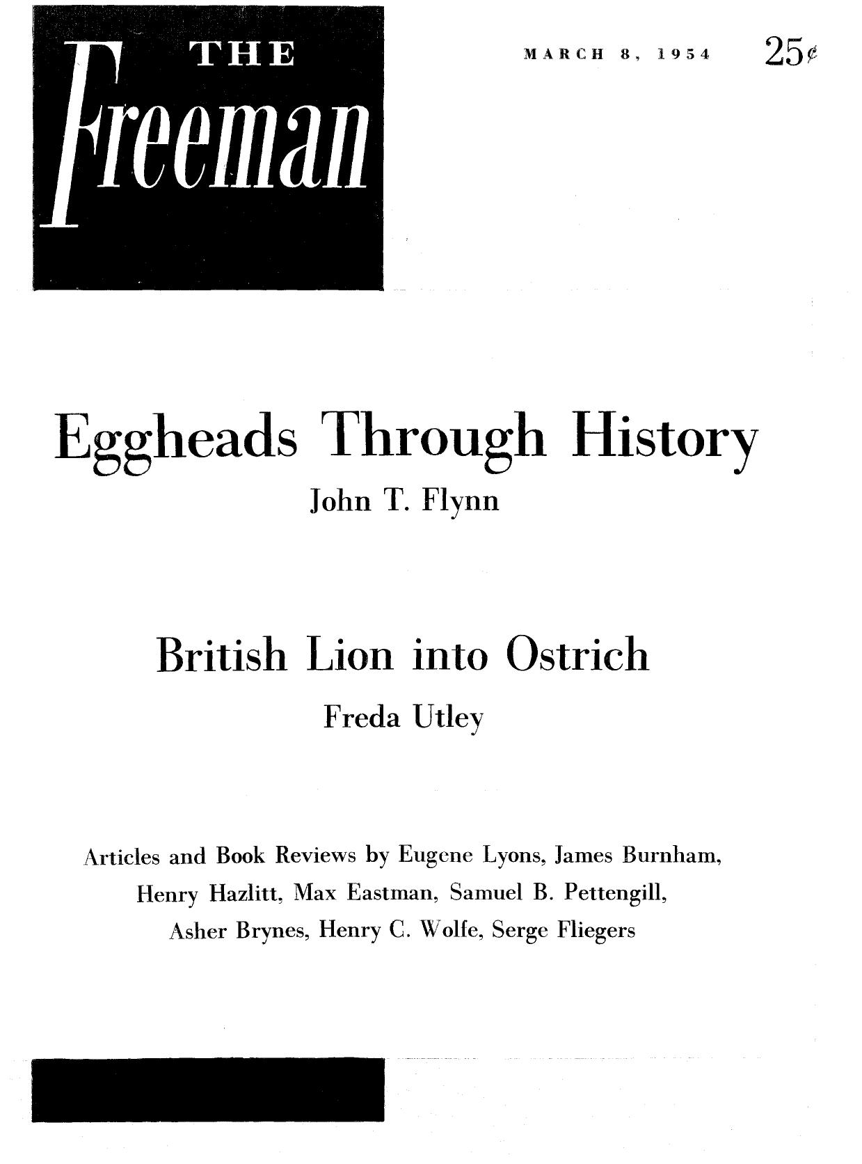 The Freeman March 1954