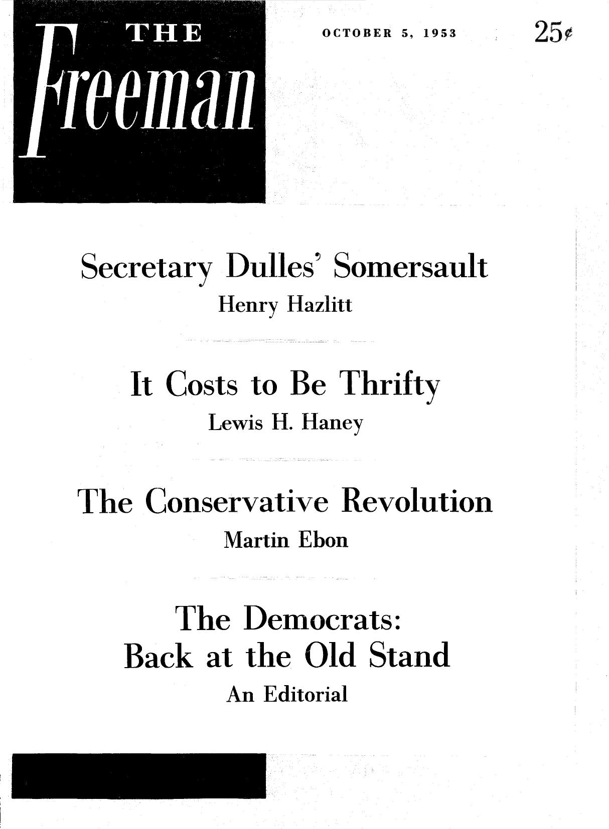 The Freeman October 1953
