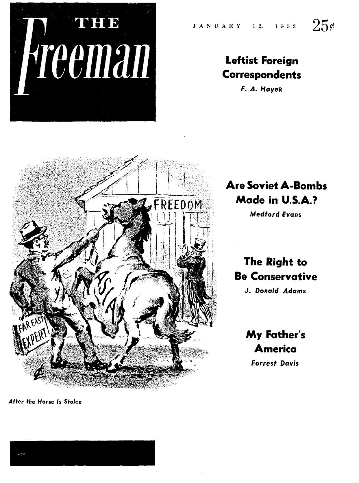 The Freeman January 1953