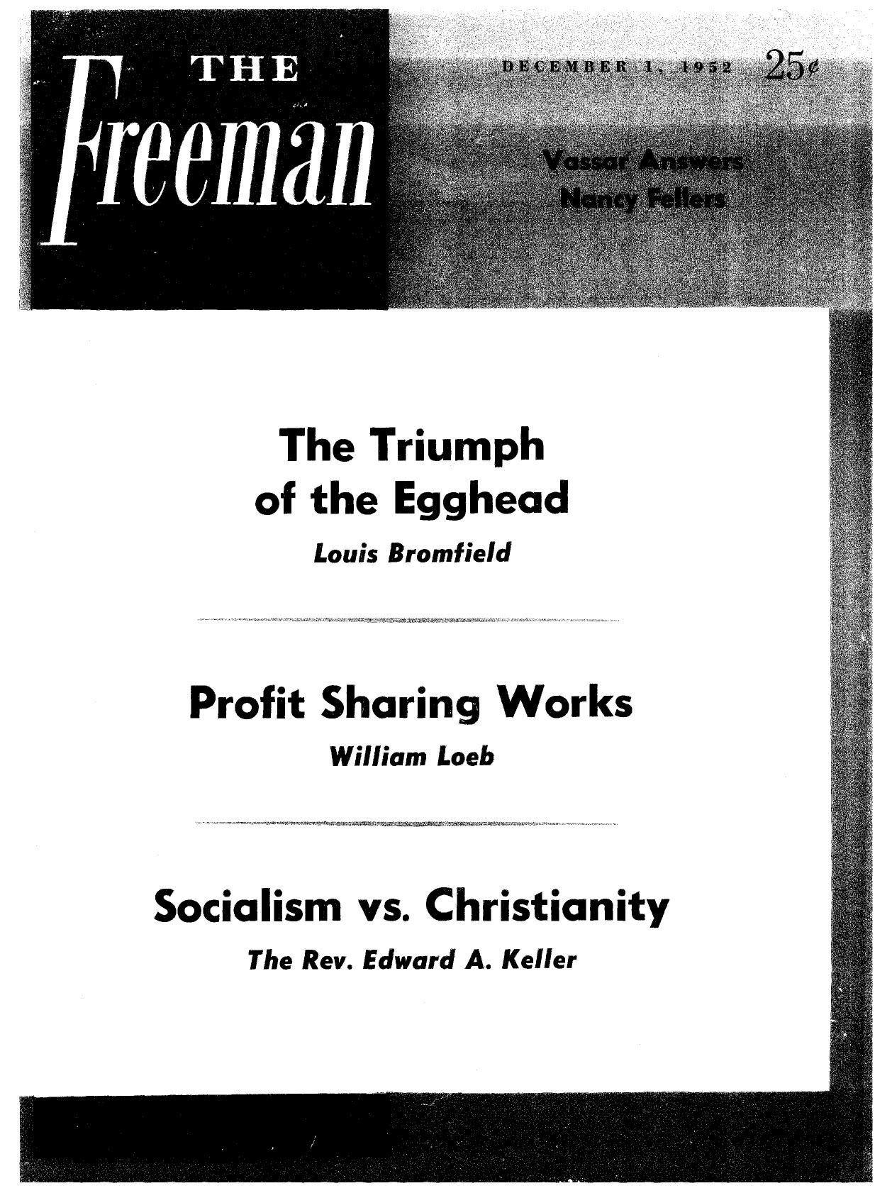 The Freeman December 1952