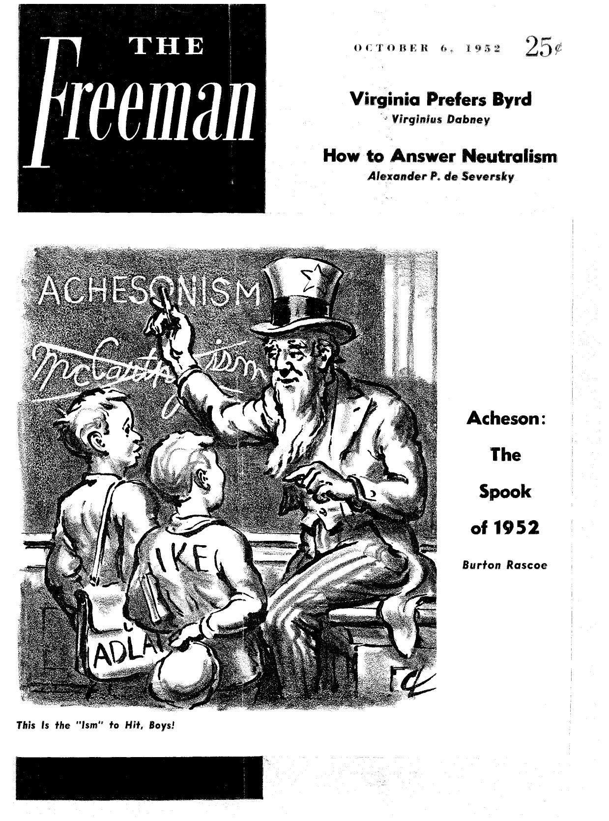 The Freeman October 1952
