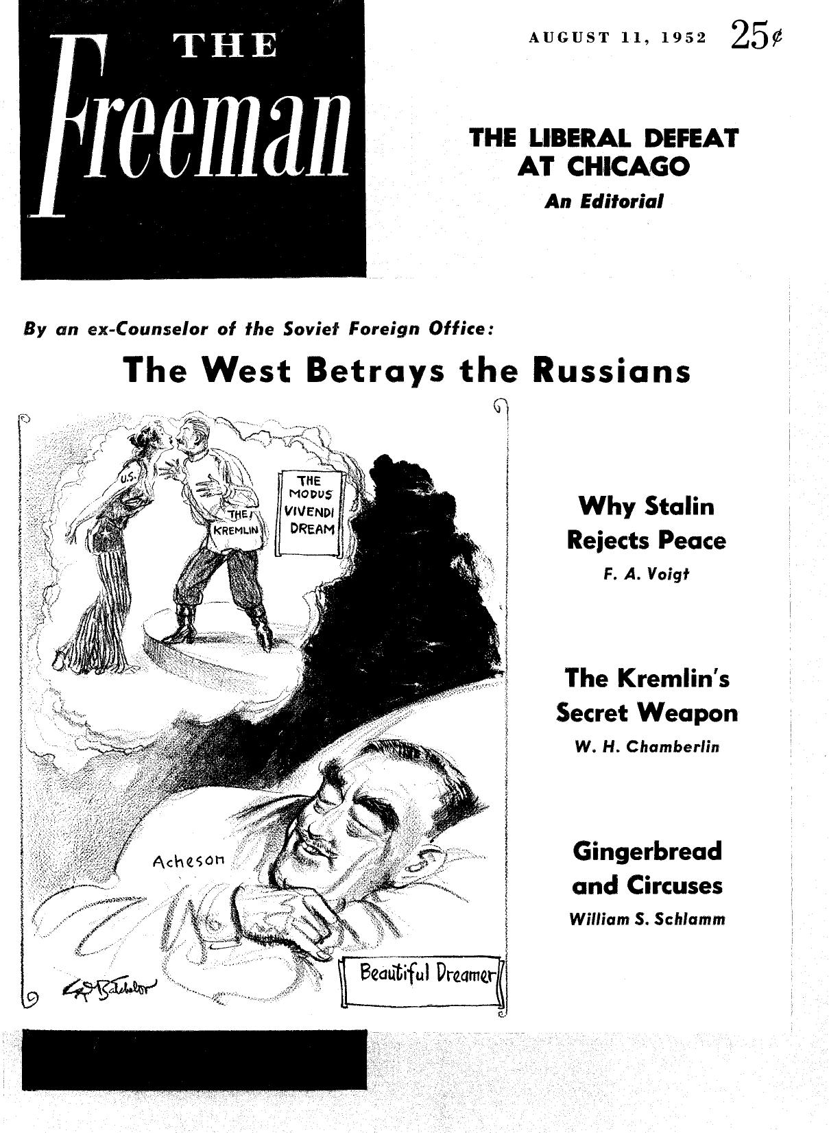 The Freeman August 1952