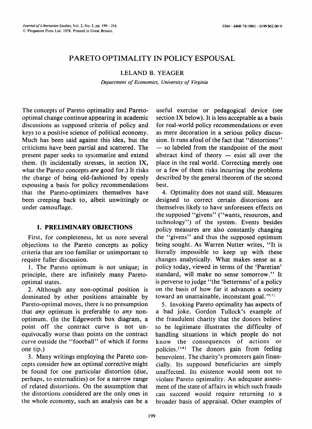 LIBERTARIAN STUDIES VOLUME 2 NUMBER 3