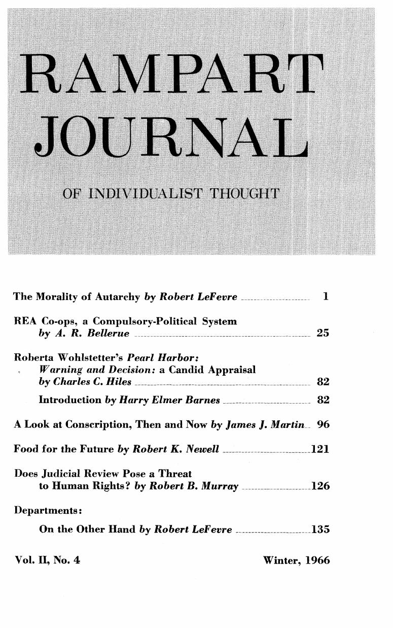 The Rampart Journal - Winter 1966