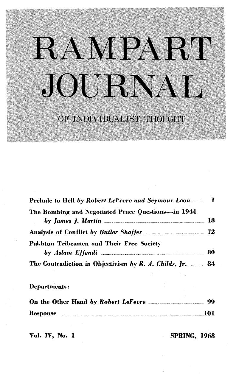 The Rampart Journal - Spring 1968