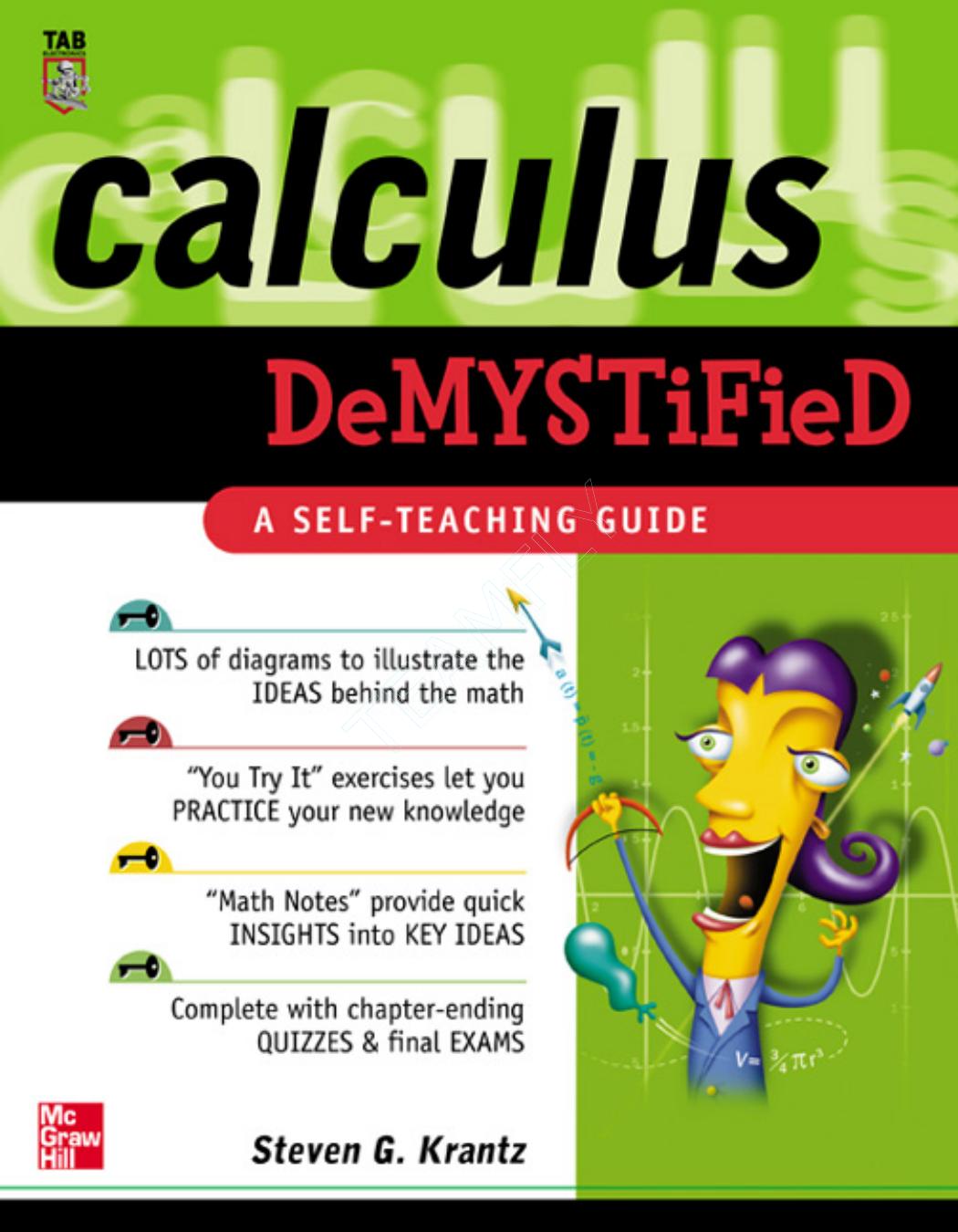 Calculus DeMYSTiFieD, Second Edition