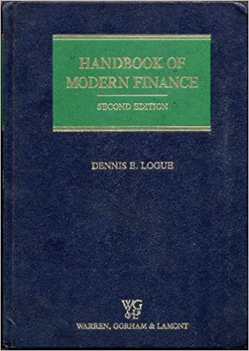 Handbook of Modern Finance