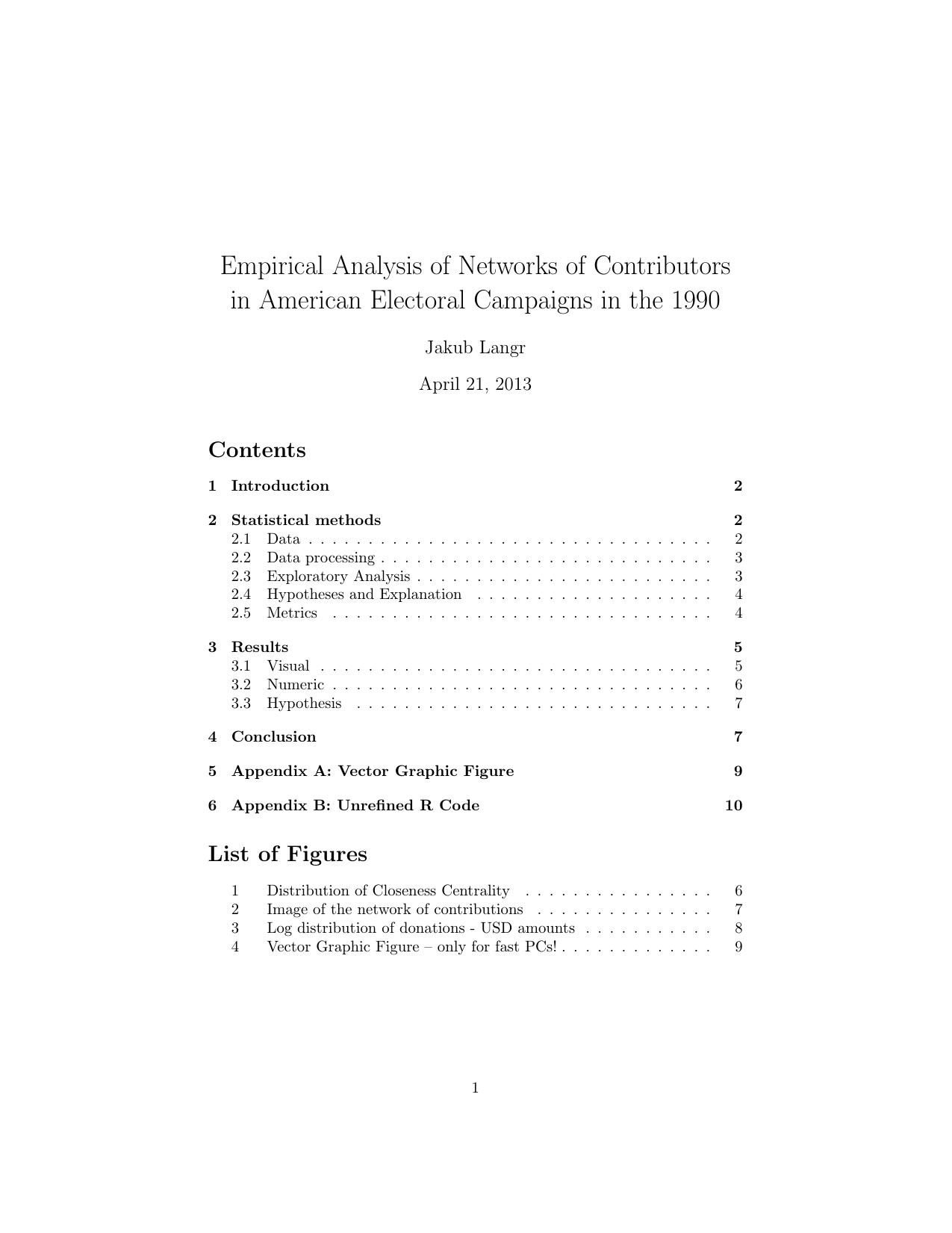 Empirical Analysis of Networks of Contributions in American Electoral Campaigns in the 1990's