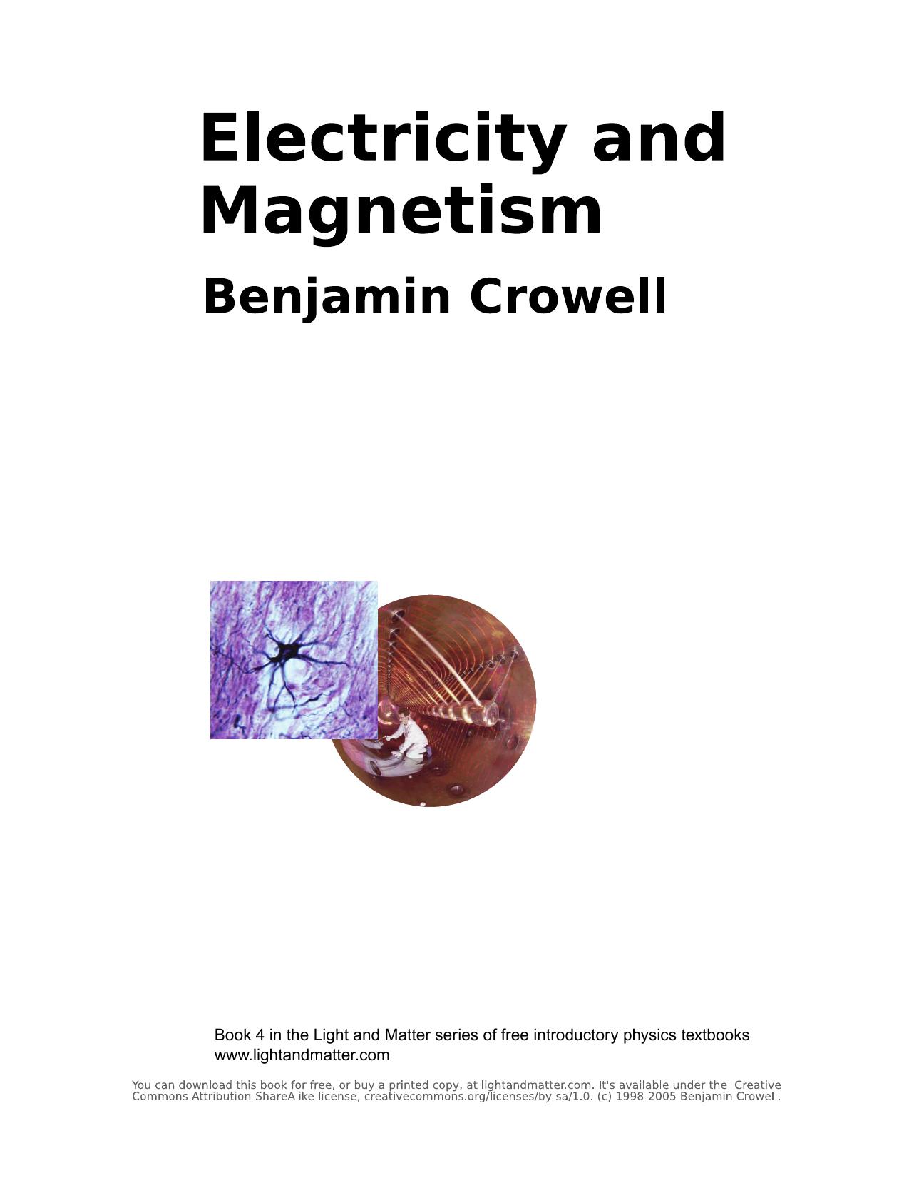 Electricity and Magnetism