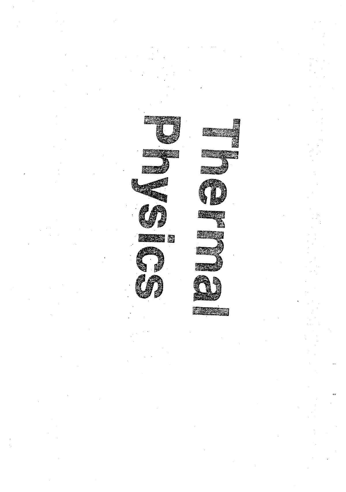 Thermal physics
