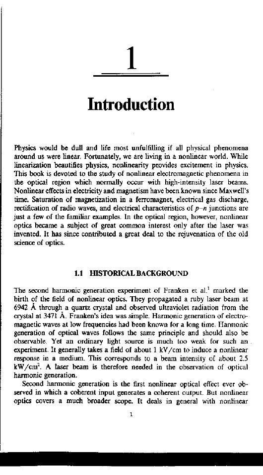 Principles Of Nonlinear Optics