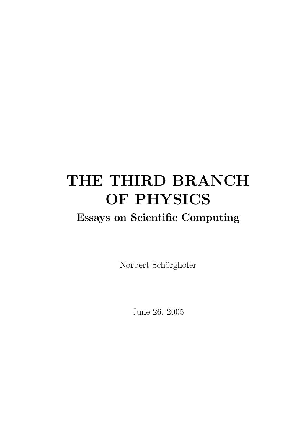 Computational Physics
