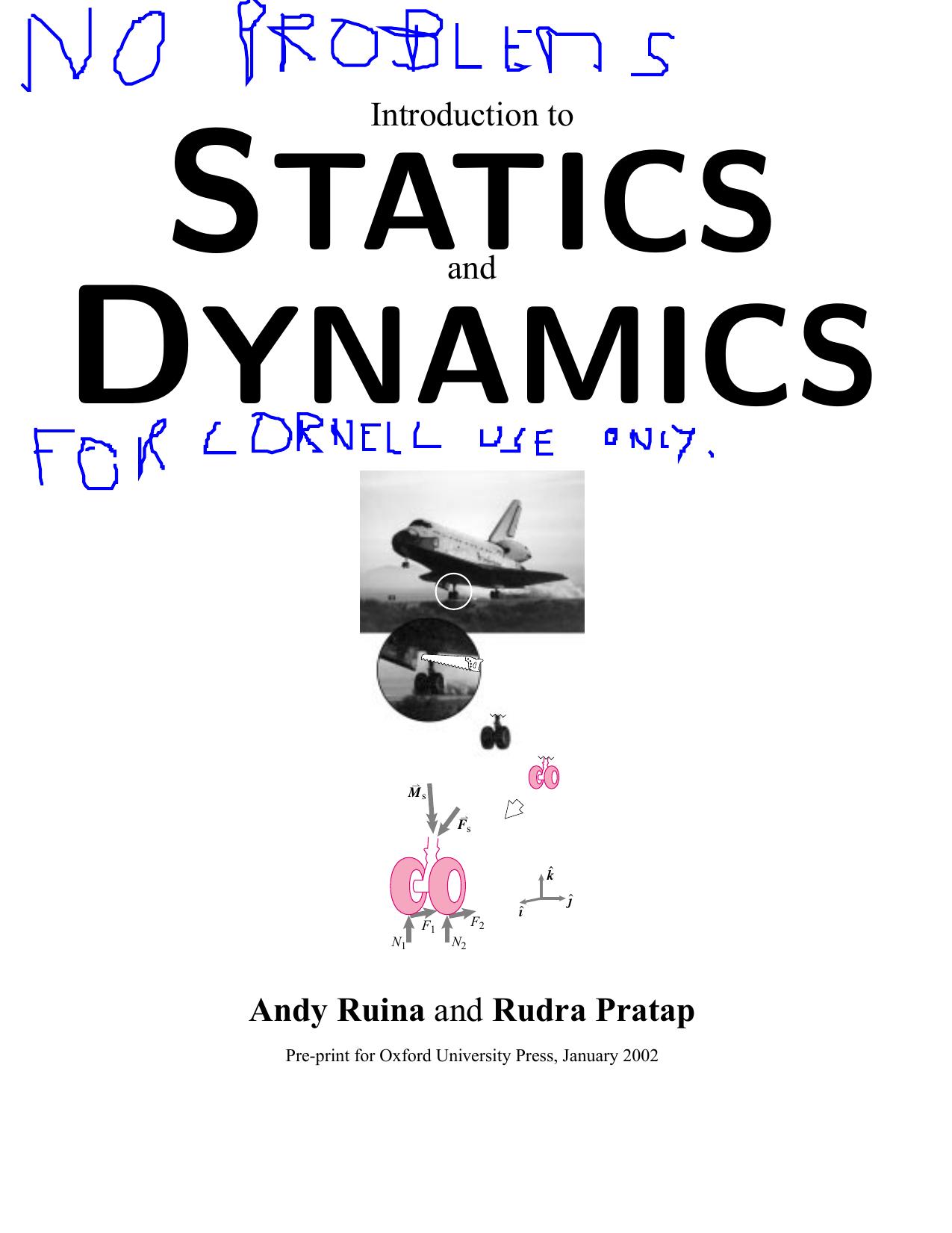 Introduction to Statics and Dynamics
