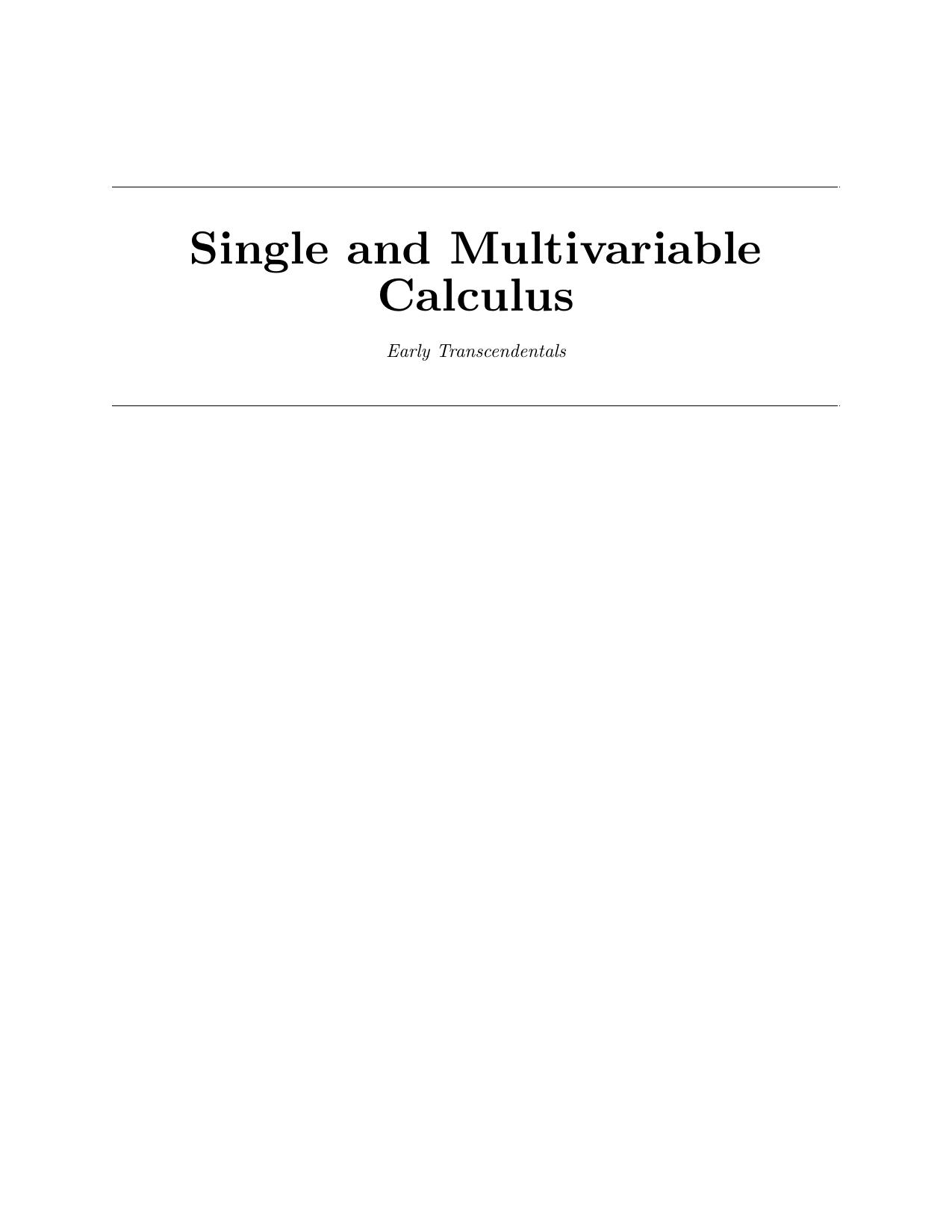 multivariable