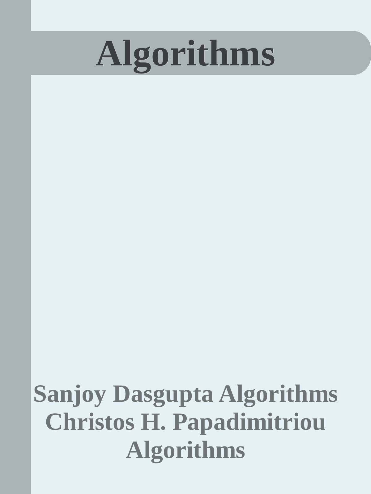 Algorithms