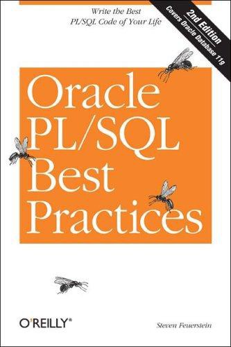 Oracle PL/SQL Best Practices