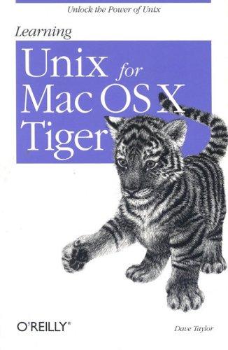 Learning Unix for Mac OS X Tiger