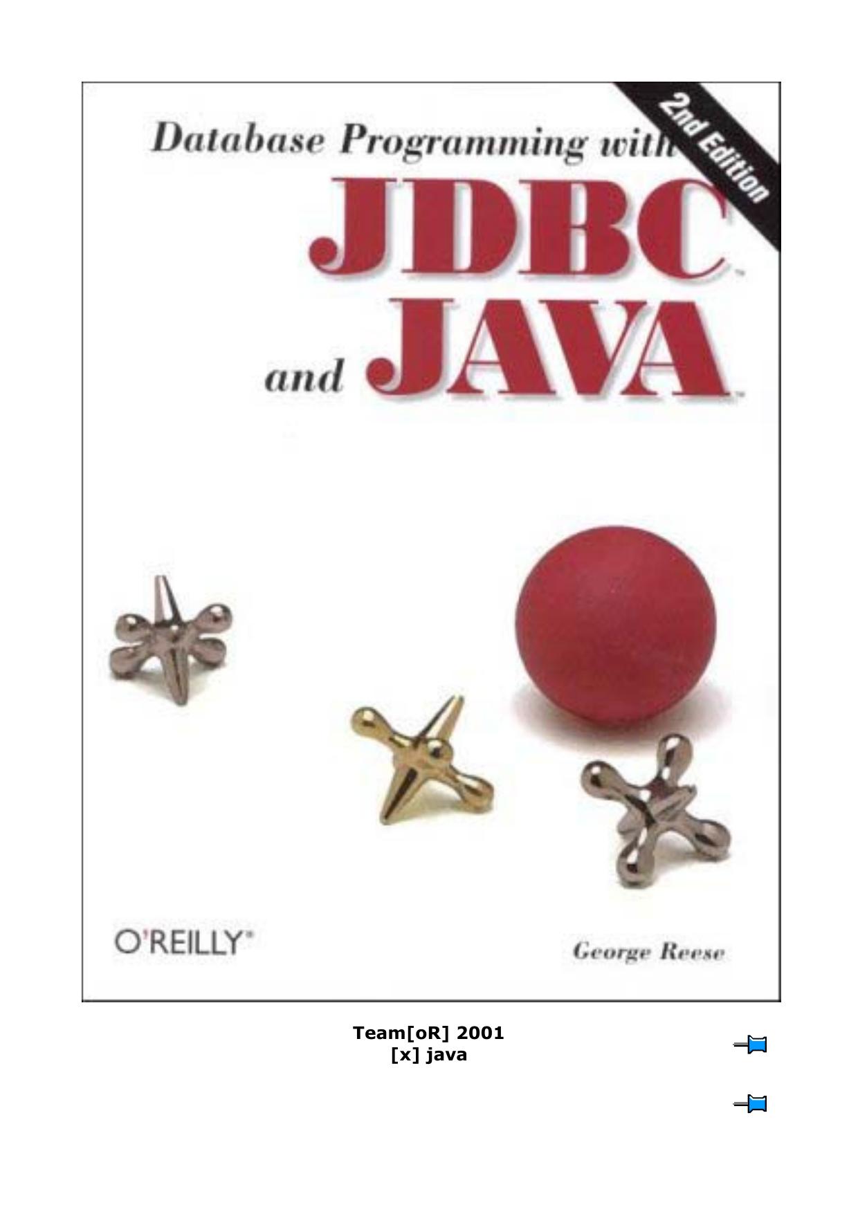 Database Programming With JDBC & Java